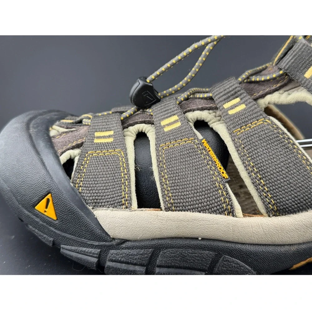 Keen Newport H2-Waterproof Hiking Sandals, Brown Yellow, 1008399, Mens 11